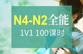 日语N4-N2 全能1V1【100课时】